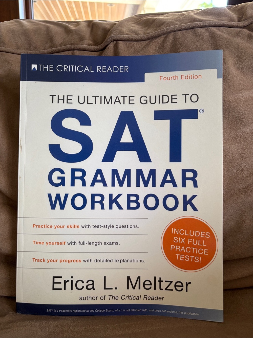 The Ultimate Guide to SAT Grammar Workbook - Blue & White